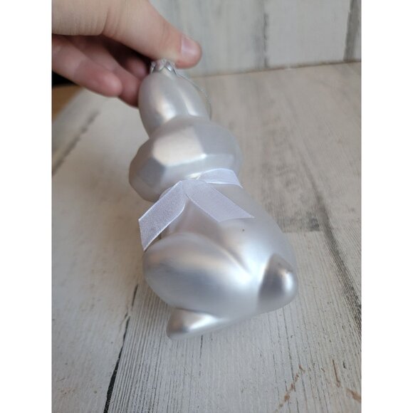 glass‎ bunny easter rabbit ornament Xmas tree - Picture 5 of 6